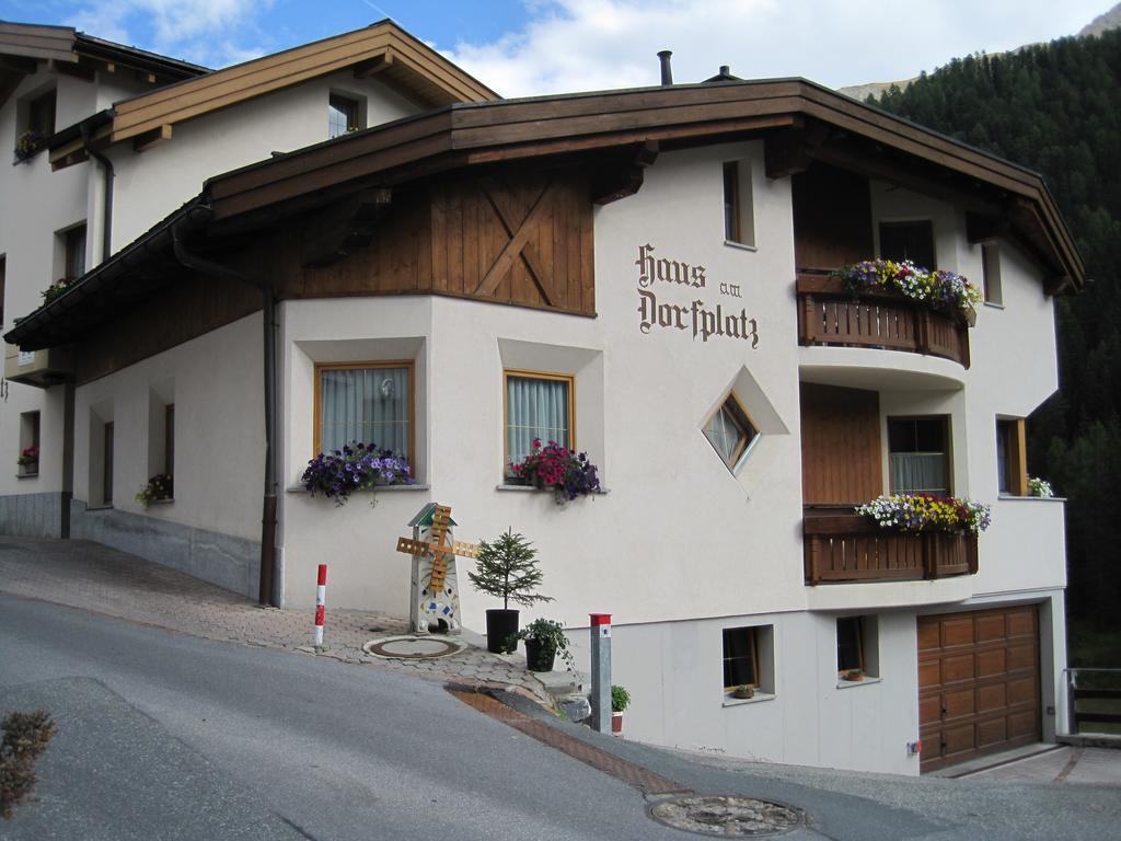 Apartamento Haus Am Dorfplatz Samnaun Exterior foto