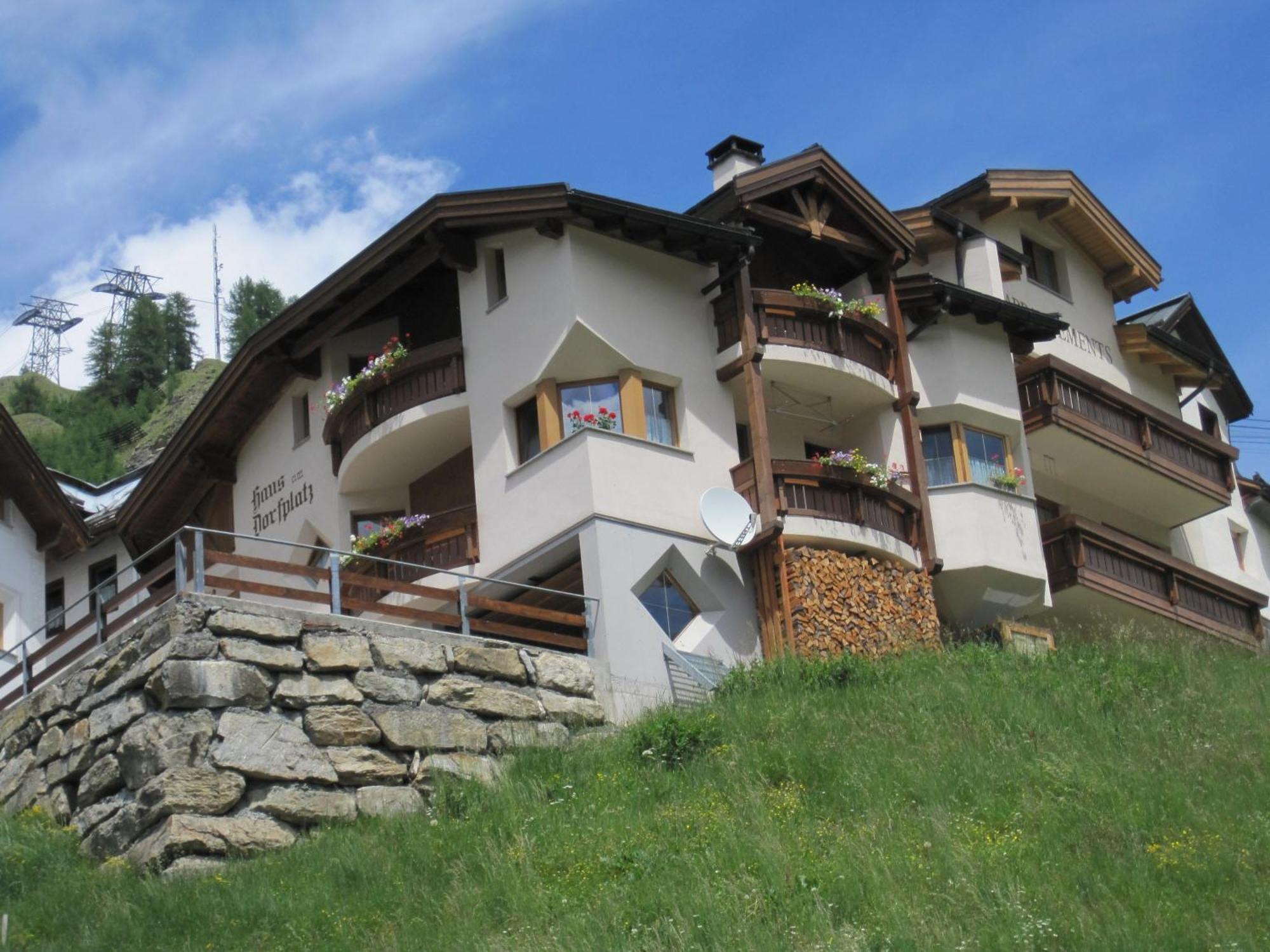 Apartamento Haus Am Dorfplatz Samnaun Exterior foto